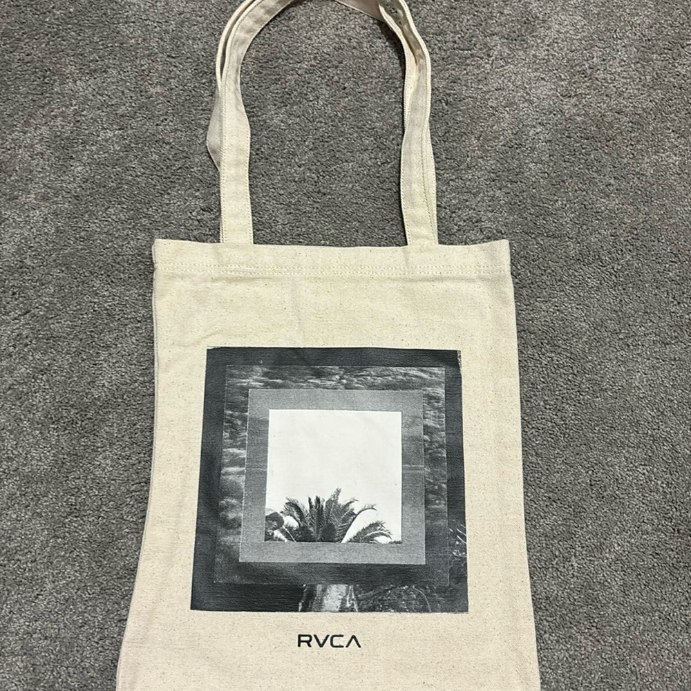 BNWOT RVCA COTTON MINI TOTE